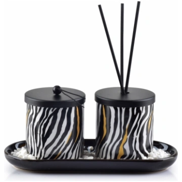 Komplekts Mondex Candle & Diffuser, 30 ml Zelta kr