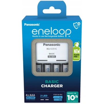 Akumulatora lādētājs PANASONIC Eneloop Basic BQ-CC