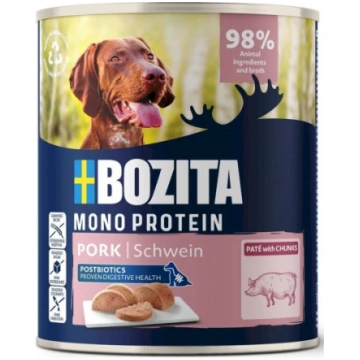 BOZITA Mono Protein Pate Pork - wet dog food - 800