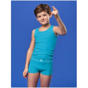 BOYS’ BOXERS TURQUOISE
