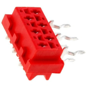 Connector: Micro-MaTch; socket; female; PIN: 6; an