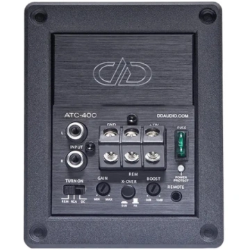 DD Audio ATC-400 power amplifier inside box (mono)