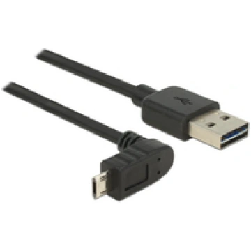 Kabel USB Delock Easy USB A - Micro-B 3m 90 degree