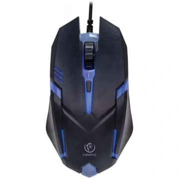 Pele Rebeltec Neon Optical Gaming Mouse Black