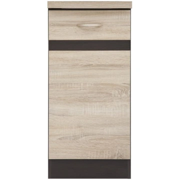 Virtuves skapītis Junona Line, brūns Black Red Whi