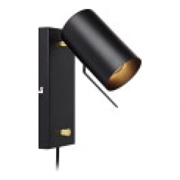 Markslojd sienas lampa Melna CARRIE 106587 [Kinkie