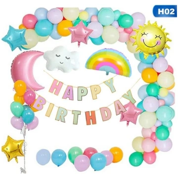Candy Donut Ice Cream Foil Balloon Sets Arch Kit S