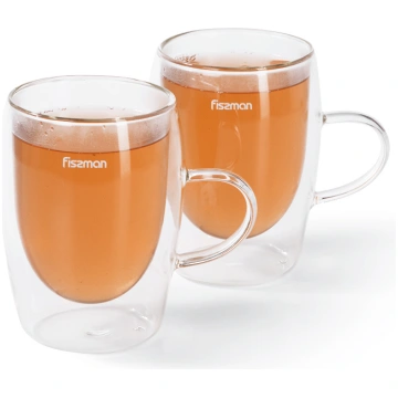Krūžu RAF komplekts 300 ml (stikls) Fissman 6443
