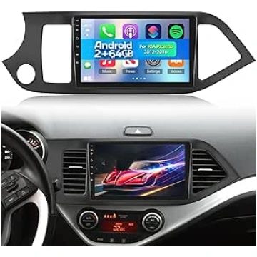 NHOPEEW 2+64G Android CarPlay Stereo priekš KIA Pi