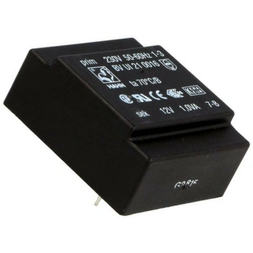 Transformer: encapsulated; 1VA; 230VAC; 12V; 83mA;