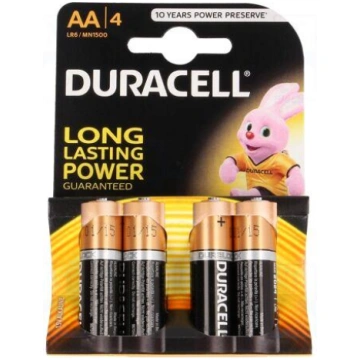 Battery: alkaline | 1.5V | AA | Basic | Batt.no: 4
