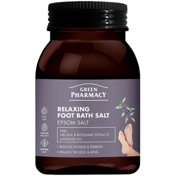 GREEN PHARMACY Relaksējoša sāls kāju vannām, 400 g