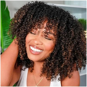 STYLE ICON Afro Kinky cirtaini cirtaini parūka ar 
