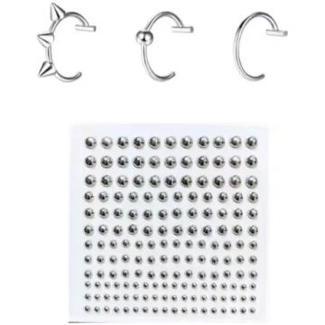 No-piercing lip studs and lip rings Meow Fursuits