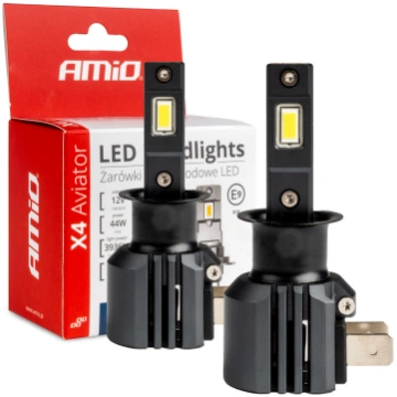LED Headlights X4-series AVIATOR H3 6500K max 44W 