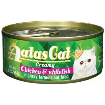 Aatas Chicken&Whitefish Konservēts 80g Kaķiem