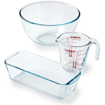 Pyrex - 3 gabalu konditorejas piederumu komplekts