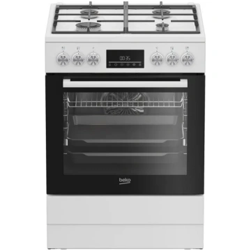 Gāzes plīts ar elektrisko cepeškrāsni Beko FBM6233