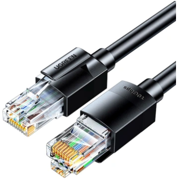 Ethernet Cat 6A UTP RJ45 tīkla kabelis 1,5 m - mel