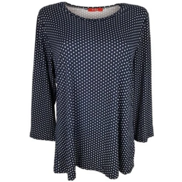 T-krekls sievietēm Kinga, zils /balts, XXXXL