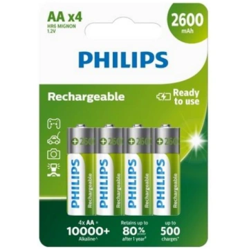 Philips R6B4B260/10 - 4 gab. Uzlādējama baterija A