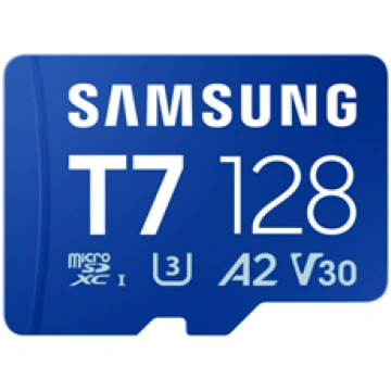 Samsung MicroSD card , T7 , 128 GB , microSDXC , F