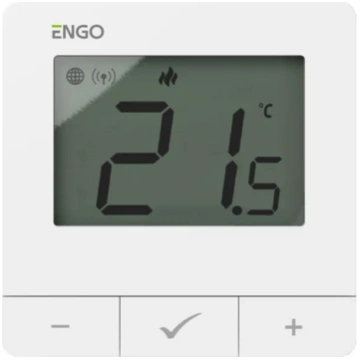 Temperature reg., 230V, white, Internet, ZigBee | 