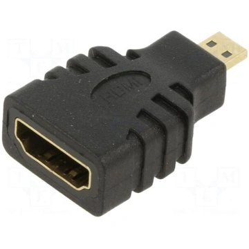 Adapter | HDMI socket,micro HDMI plug | black ART 