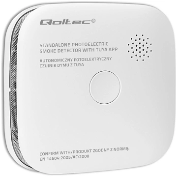 Qoltec Certified wireless Smoke Detector with batt