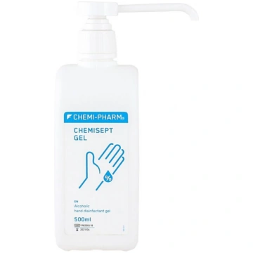 Roku dezinfekcijas līdzeklis- CHEMISEPT GEL 500ML 