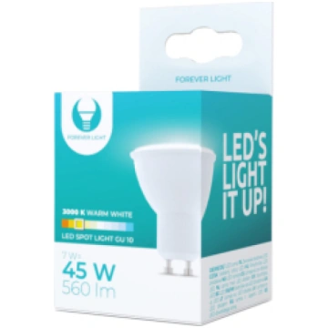 LED Bulb GU10 7W 230V 3000K 560lm Forever Light RT