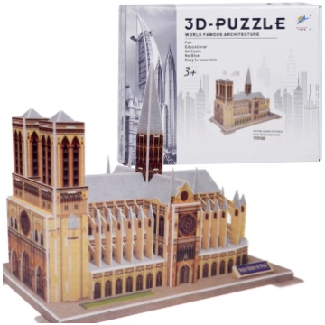 3D Puzzle Notre-Dame Cathedral 77-pieces Spatial p