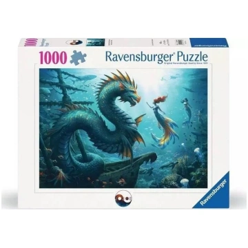 Puzle Ravensburger Enchanted Depths Dragon Mermaid
