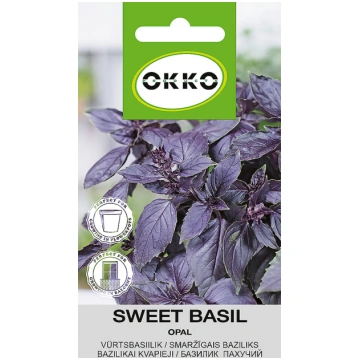 Sēklas Okko baziliki Opal, 0.4 g