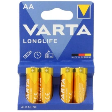Battery: alkaline | AA | 1.5V | non-rechargeable |