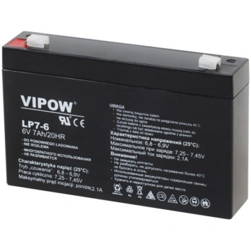 Akumulators Vipow 6V 7Ah