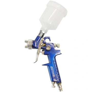 AWTools Mini HVLP Top Cup Paint Spray Gun 125ml 1.