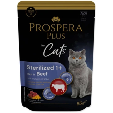 Prospera Plus Pouch Sterilized 1+, Beef, Pumpkins 