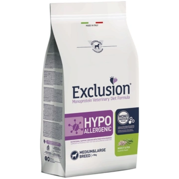 Exclusion Hypoallergenic barība suņiem ar insektu 