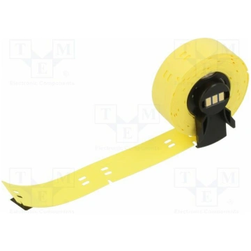 Label; yellow; for printer,for marking wire and ca