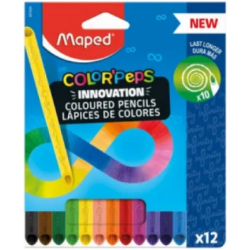 Zīmuļkrāsas Maped Infinity Innovation 12gab