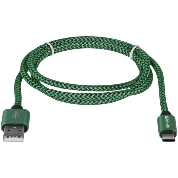 USB A uz USB Type‑C kabelis DEFENDER 1,0 m 2,1 A z
