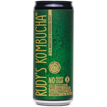 RUDY"S Matcha & Marakuja Kombucha 330 ml