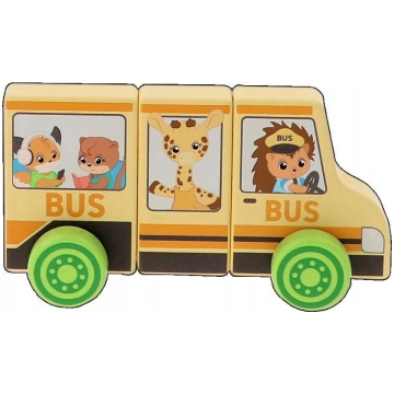 Magnētiskā rotaļlieta, autobuss Trefl Tiny Tails S
