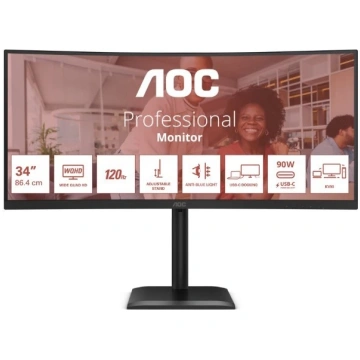 Monitors CU34E4CV 34" 120 Hz izliekts VA HDMIx2 DP