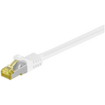 MicroConnect SFTP CAT7 0.5M White LSZH 10Gbit ( SF