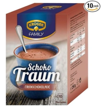 Krüger dzēriena šokolāde, dzēriena pulveris, kakao