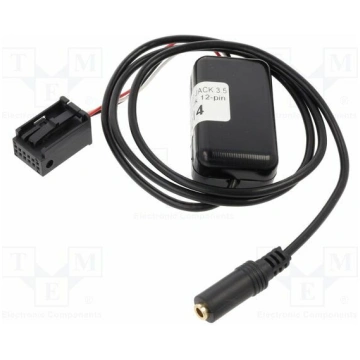 Aux adapter; Jack 3.5mm socket,Quadlock; BMW | ESO