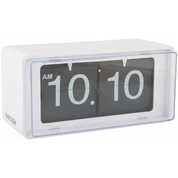KARLSSON - Wall/Table Clock Retro Boxed Flip White