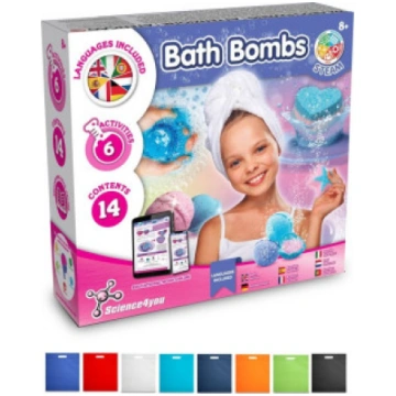Science4You Bath Bombs Kit IV. Educational toy sup